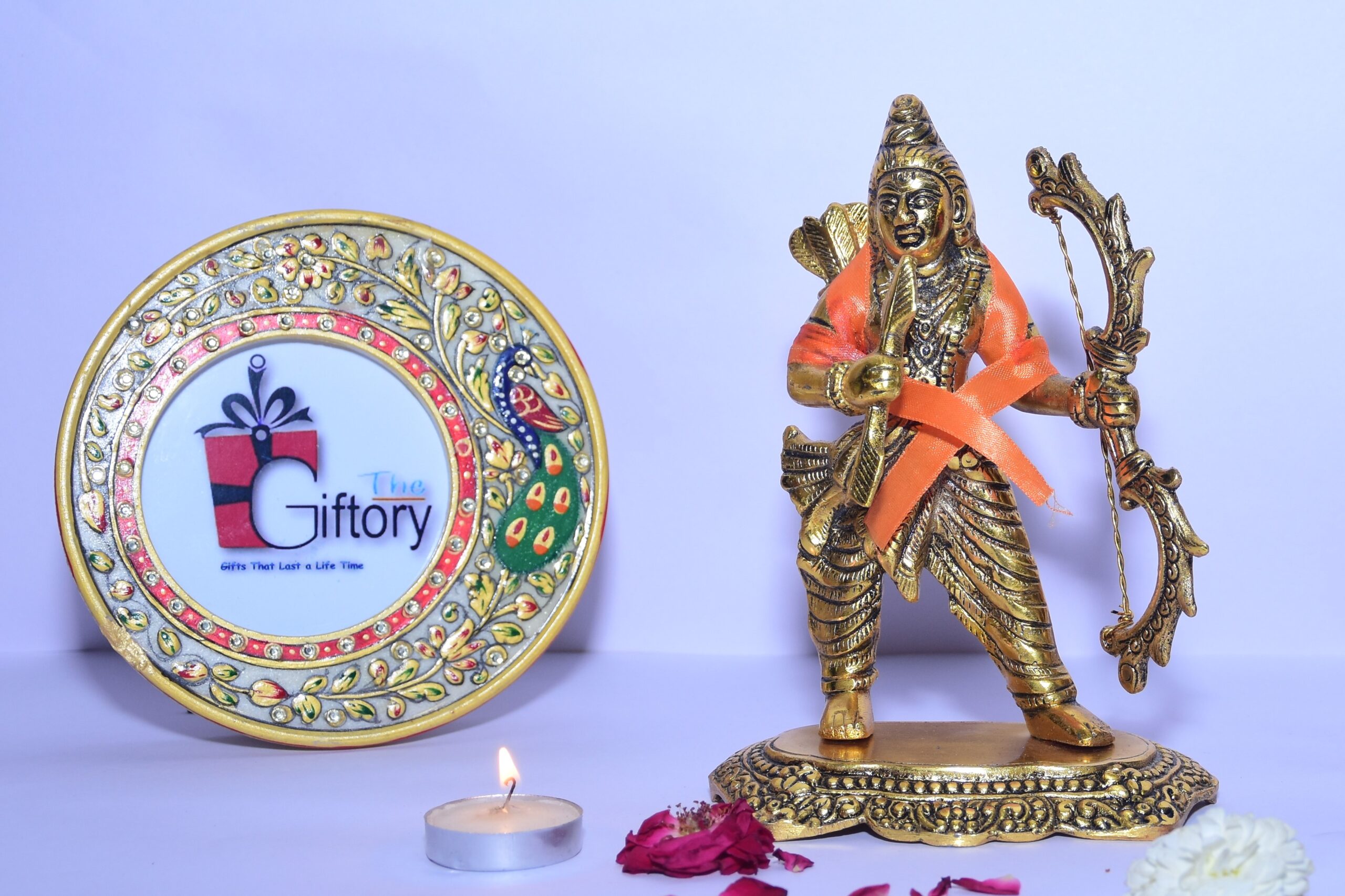 Vanvasi Ram ji Idol with Dhanush Decorative Showpiece