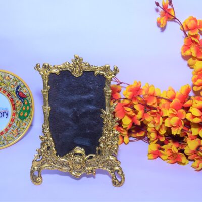 Victorian Style Handicraft Tabletop Metal Photo Frame, Photo frame for decor