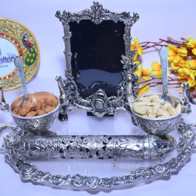 Bowl Antique Tray & Frame Combo Gift Set